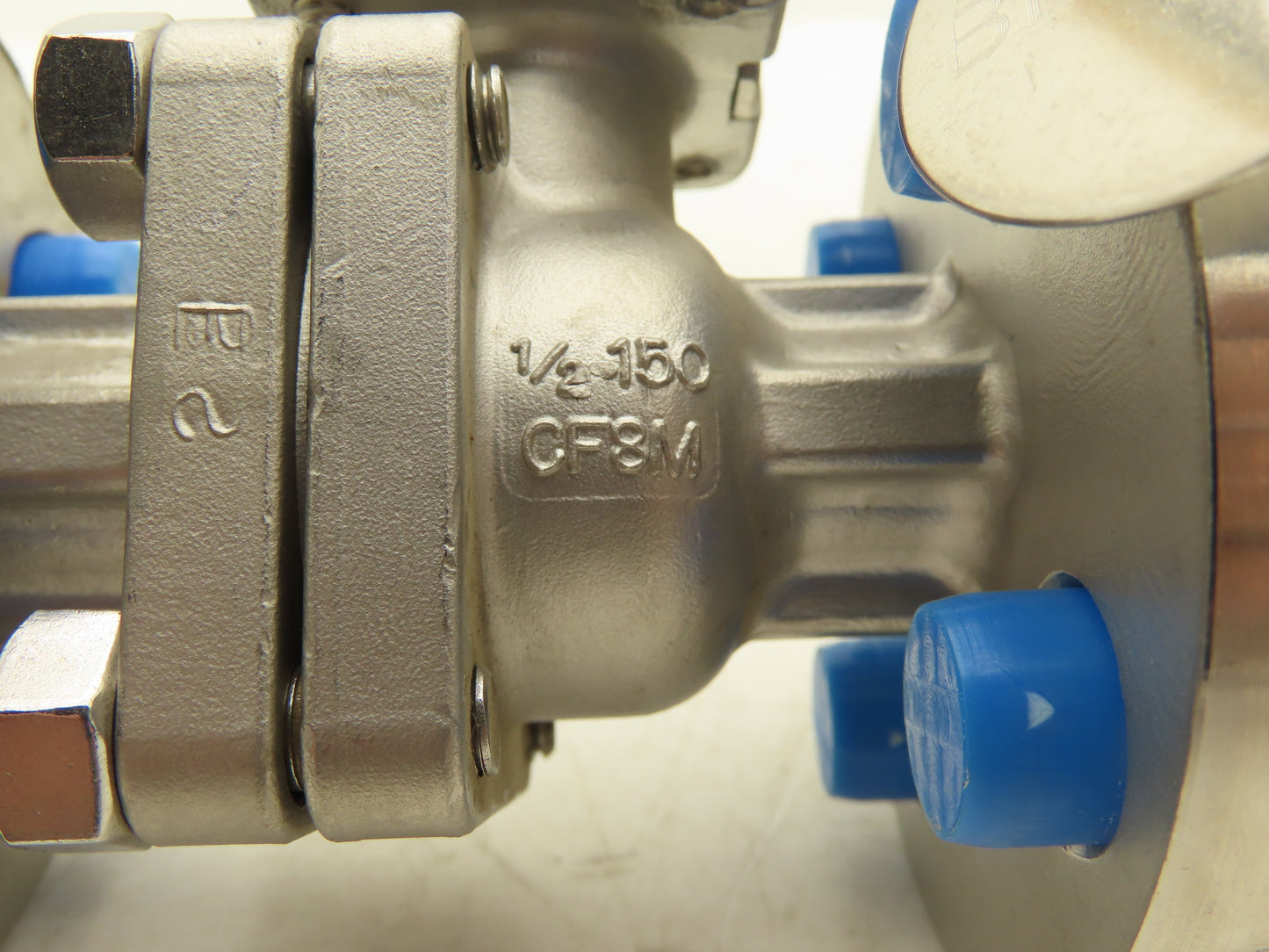 FlowTek F15 1/2" 150 Flanged 2pc Stainless Ball Valve 275psi 316SS/CF8M TFM-1600