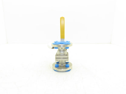 FlowTek F15 1/2" 150 Flanged 2pc Stainless Ball Valve 275psi 316SS/CF8M TFM-1600