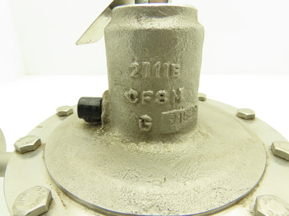 Fisher Controls 95L Pressure Reducing Regulator 125PSI Class 150 1/2" Flange