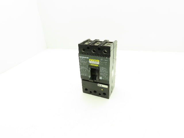 Square D KH-250A Circuit Breaker 250A 600V 3 Pole Green Face