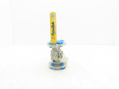 FlowTek F15 1/2" 150 Flanged 2pc Stainless Ball Valve 275psi 316SS/CF8M