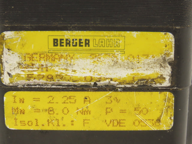 Berger Lahr VDE0530 Servo Stepper Motor 230VAC w/Brake