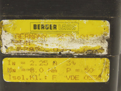 Berger Lahr VDE0530 Servo Stepper Motor 230VAC w/Brake