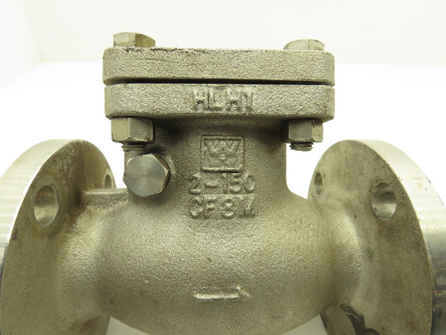 William E. Williams Valve S151F6316 Swing Check Valve 2" ANSI Flange Class 150
