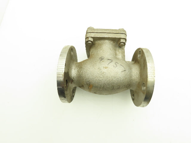 William E. Williams Valve S151F6316 Swing Check Valve 2" ANSI Flange Class 150