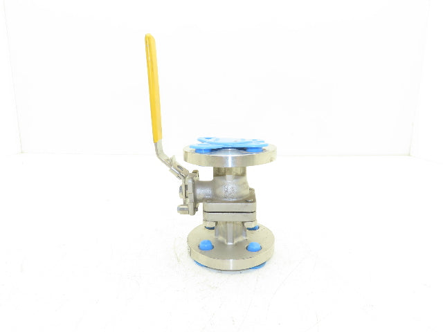FlowTek F15 3/4" 150 Flanged 2pc Stainless Ball Valve 275psi 316SS/CF8M TFM-1600