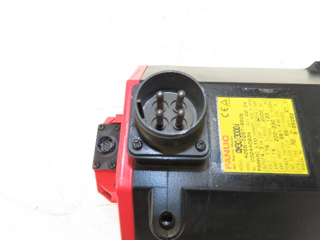 Fanuc A06B-0267-B605 AC Servo Motor M30/3000  - Encoder A860-2014-T301