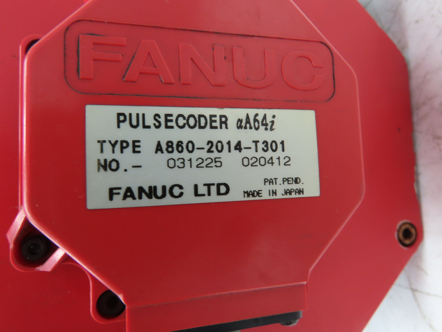 Fanuc A06B-0267-B605 AC Servo Motor M30/3000  - Encoder A860-2014-T301