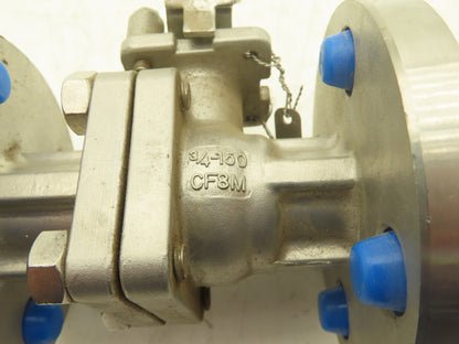 FlowTek F15 3/4" 150 Flanged 2pc Stainless Ball Valve 275psi Tek-Fil API-607