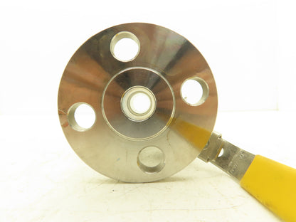 FlowTek F15 3/4" 150 Flanged 2pc Stainless Ball Valve 275psi 316SS/CF8M