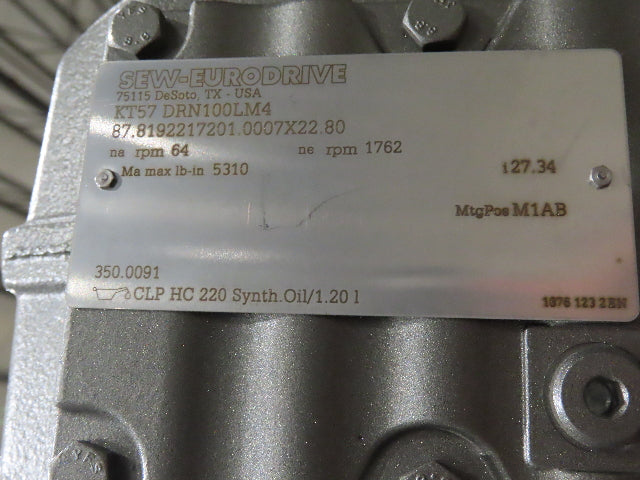 Hytrol HSSHD 43"x 31' 8" Incline Belt Conveyor 3Hp 3PH Center Drive 158fpm