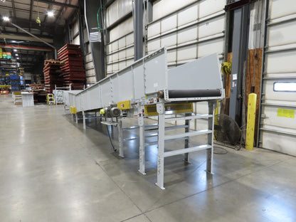 Hytrol HSSHD 43"x 31' 8" Incline Belt Conveyor 3Hp 3PH Center Drive 158fpm