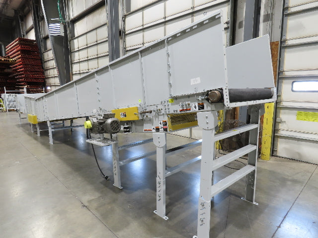 Hytrol HSSHD 43"x 31' 8" Incline Belt Conveyor 3Hp 3PH Center Drive 158fpm