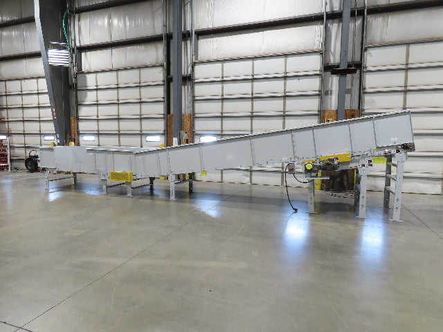 Hytrol HSSHD 43"x 31' 8" Incline Belt Conveyor 3Hp 3PH Center Drive 158fpm