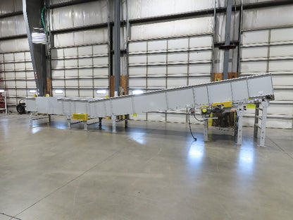 Hytrol HSSHD 43"x 31' 8" Incline Belt Conveyor 3Hp 3PH Center Drive 158fpm