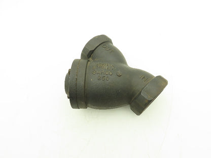 Spirax Sarco 60923 A 250 Cast Iron Y Strainer Valve 2-1/2"NPT 250