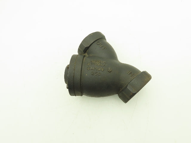Spirax Sarco 60923 A 250 Cast Iron Y Strainer Valve 2-1/2"NPT 250