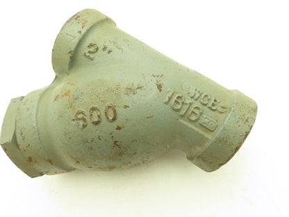 Mueller 600 Cast Iron Y Strainer Valve 2" Socket Weld