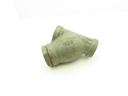 Mueller 600 Cast Iron Y Strainer Valve 2" Socket Weld