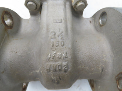 Ladish Gate Valve 2-1/2" ANSI Class 150 275PSI Stainless Steel Rising Stem