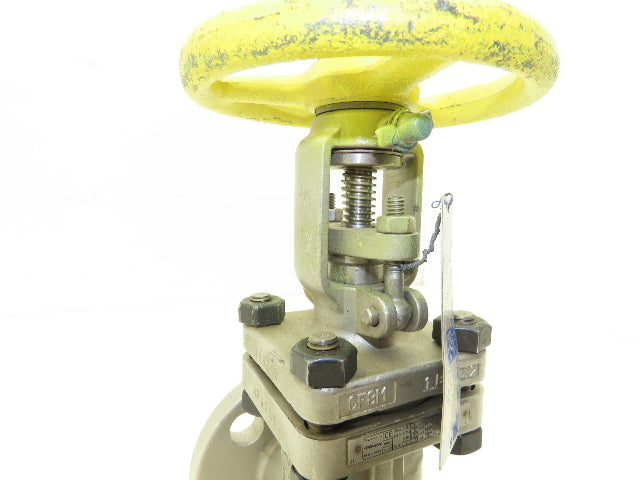 PK Valve 150RF10SL-TFE Stainless Gate Valve 1" Flanged 275psi Rising Stem