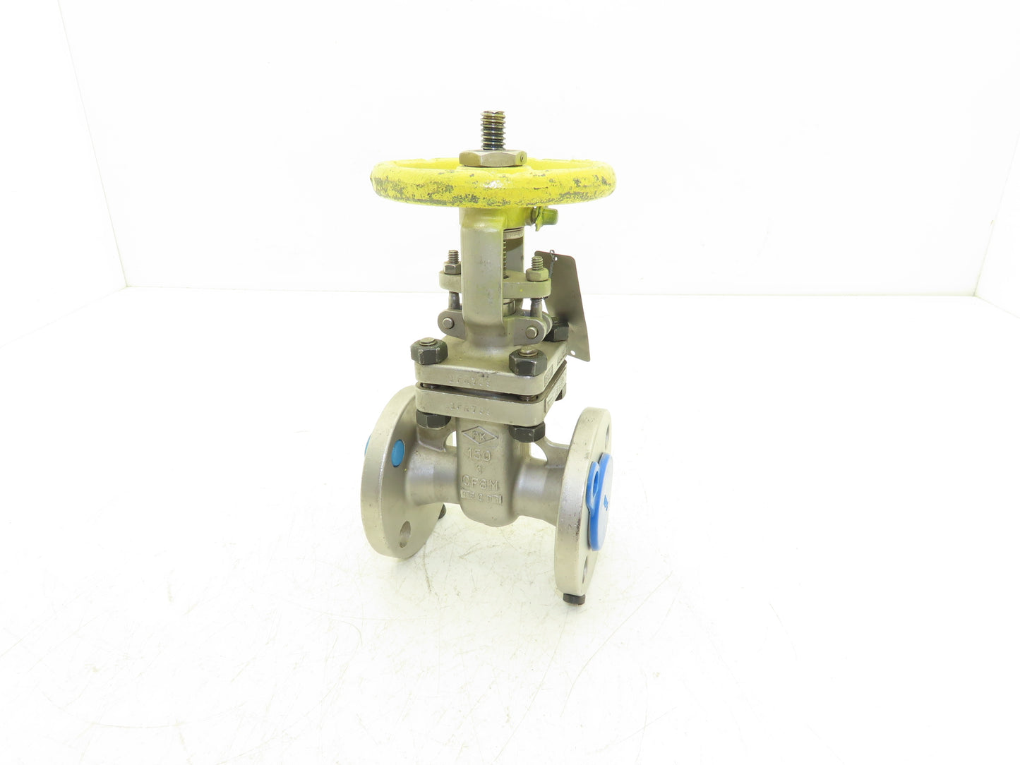 PK Valve 150RF10SL-TFE Stainless Gate Valve 1" Flanged 275psi Rising Stem