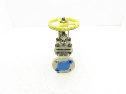 PK Valve 150RF10SL-TFE Stainless Gate Valve 1" Flanged 275psi Rising Stem