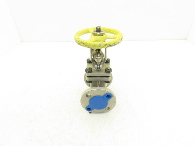 PK Valve 150RF10SL-TFE Stainless Gate Valve 1" Flanged 275psi Rising Stem