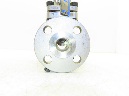PK Valve 150RF10SL-TFE Stainless Gate Valve 1" Flanged 275psi Rising Stem