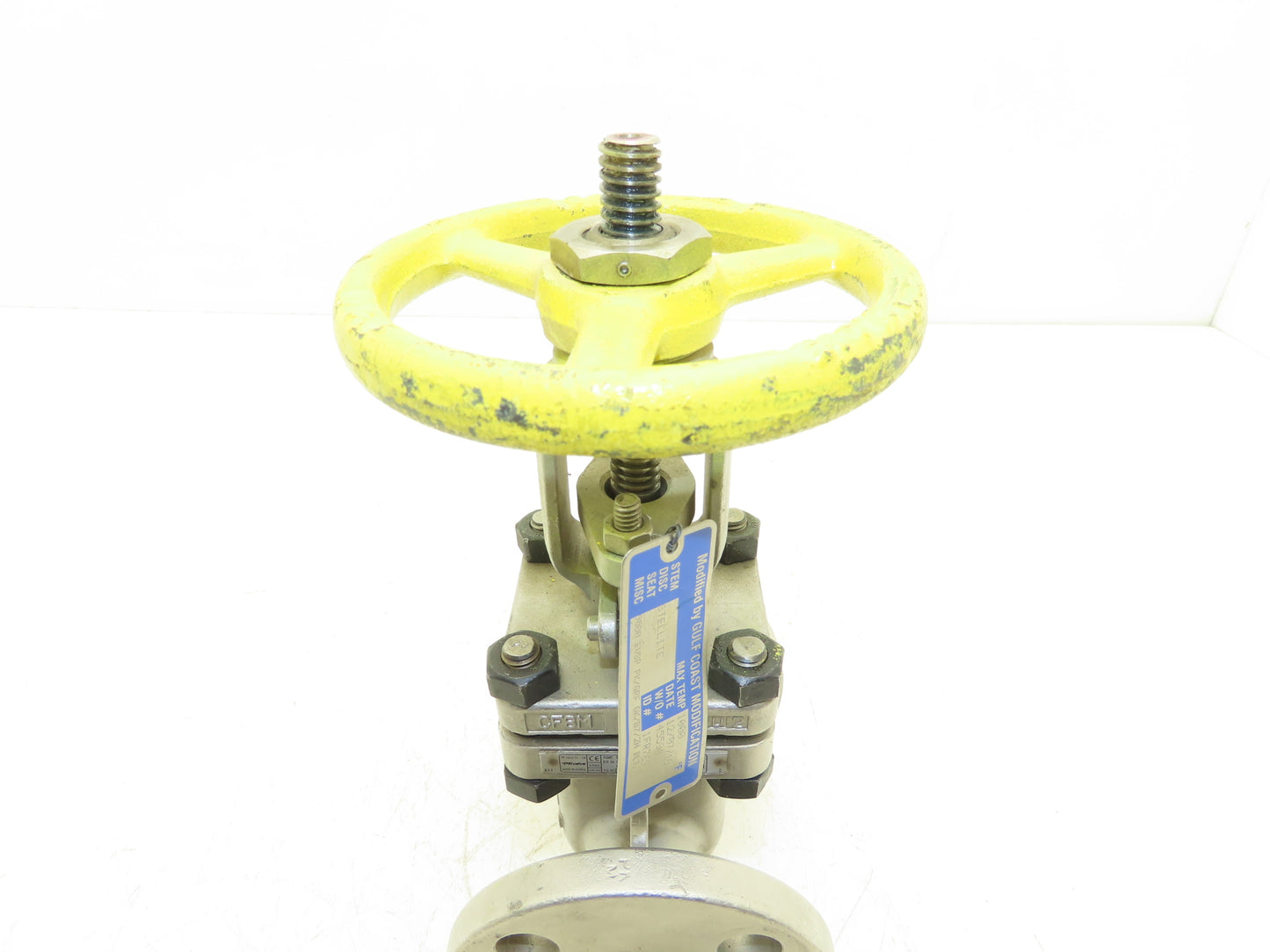 PK Valve 150RF10SL-TFE Stainless Gate Valve 1" Flanged 275psi Rising Stem