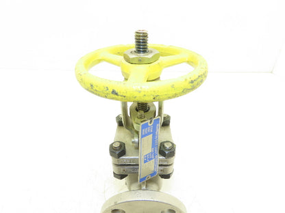 PK Valve 150RF10SL-TFE Stainless Gate Valve 1" Flanged 275psi Rising Stem