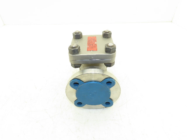 Aloyco 377 Swing Check Valve 1-1/2" 150 Flanged 275psi Stainless