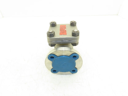 Aloyco 377 Swing Check Valve 1-1/2" 150 Flanged 275psi Stainless