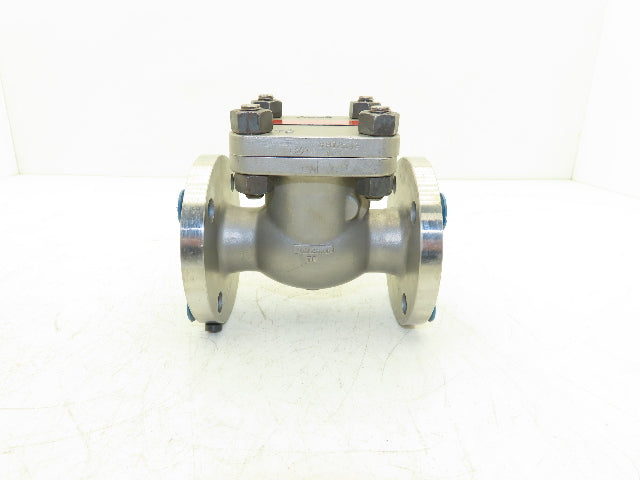 Aloyco 377 Swing Check Valve 1-1/2" 150 Flanged 275psi Stainless