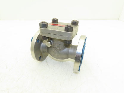 Aloyco 377 Swing Check Valve 1-1/2" 150 Flanged 275psi Stainless