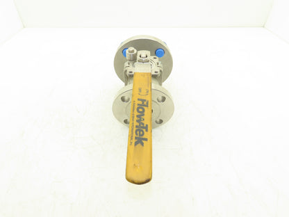 FlowTek F15/F30  1-1/2" 150 Flanged 2pc Stainless Ball Valve 275psi 316SS/CF8M