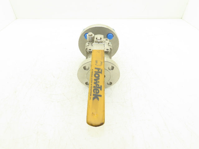 FlowTek F15/F30  1-1/2" 150 Flanged 2pc Stainless Ball Valve 275psi 316SS/CF8M