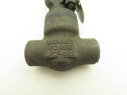 Bonney Forge Gate Valve 1/2" Socket Weld & 1/2" NPT Class 800 Lot of 5