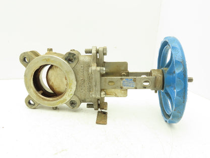 Velan L10-0320C-13BL 3" Stainless Knife Gate Valve Lug Style *Bad Seal*