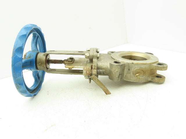Velan L10-0320C-13BL 3" Stainless Knife Gate Valve Lug Style *Bad Seal*