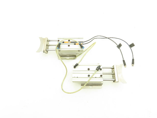 SMC MGPL16-40A-XC19 Pneumatic Guided Cylinder 40mm Stroke Clamp Set