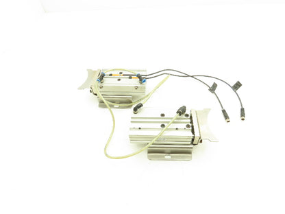 SMC MGPL16-40A-XC19 Pneumatic Guided Cylinder 40mm Stroke Clamp Set