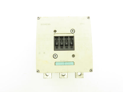 Siemens 3RT1066-6AF36 Motor Starter Contactor 300A 400V 3 Pole 250Hp 120V Coil