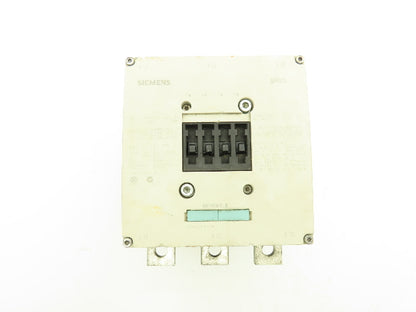 Siemens 3RT1066-6AF36 Motor Starter Contactor 300A 400V 3 Pole 250Hp 120V Coil