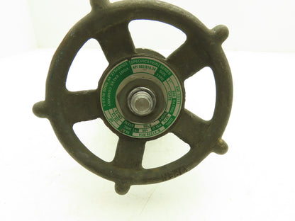 Vogt API-602/B16.34 Gate Valve 1" Socket Weld Class 800 1975 PSI @ 100°F