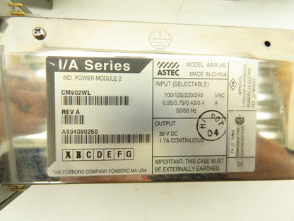 Foxboro CM902WL Power Supply Module 39VDC I/A Series Lot of 3