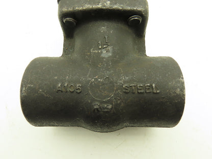 R-P&C Fig EF57D Gate Valve 1-1/4" Forged Steel Socket Weld 1975 PSI @ 100°F