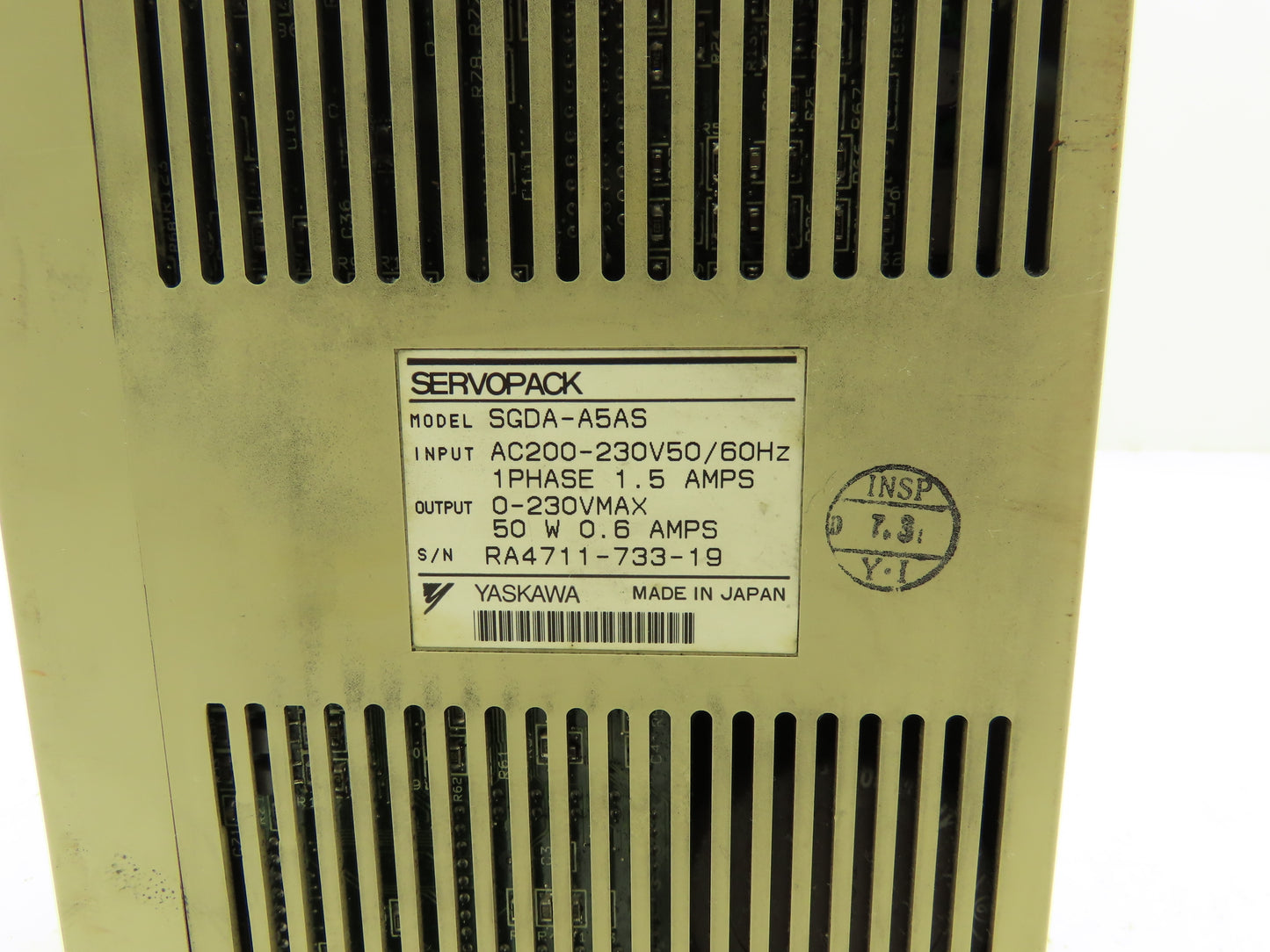 Yaskawa SGDA-A5AS AC Servopack 230V 50W Servo Drive Power Module