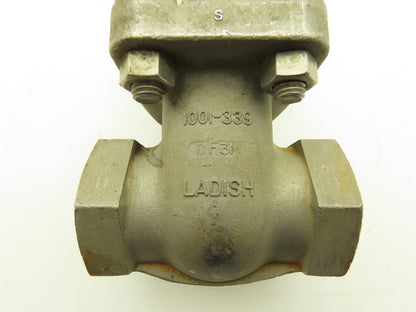 Ladish 1001-339 Gate Valve 1 NPT Class 150 275PSI Stainless Steel Rising Stem