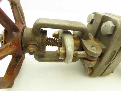 Ladish 1001-339 Gate Valve 1 NPT Class 150 275PSI Stainless Steel Rising Stem